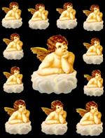 Borddekoration - engle